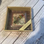 Cypress Home Holiday Party Gift Set Includes 8" Glass Board, Napkins & Spreader. Fixed Price $5.00.