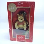 Lenox 2016 Annual Disney Showcase Sledding Fun With Pooh Ornament 4"H. Fixed Price $19.00.
