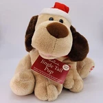 *not Working* Hallmark Jingle Tail Pup Christmas Plush Dog - For Parts Repair. Fixed Price $15.50.