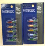 Celebrations 5 Replacement Led Mini Bulbs Multicolor 3 Volt. Fixed Price $9.99.