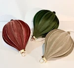 Studio Mcgee Set Of 3 Velvet Decorative Ornaments Threshold Christmas. Fixed Price $16.99.