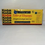 Vtg 1991 Kodak Color Of Christmas 50 Clear Lights Extra Bright Indoor/outdoor. Fixed Price $13.99.