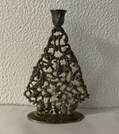 Godinger Silver Plated Christmas Tree Candle Holder A1216. Fixed Price $5.00.