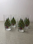 Christmas Tree Drinking Glasses By Carlton 11 Oz Set Of 4 New Iob Vintage. Fixed Price $24.95.