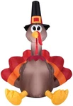 Thanksgiving Holiday Air Inflatable 5 Ft Turkey Light Up Outdoor Home Yard Cor. Fixed Price $56.35.