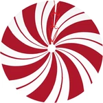 Molian 36" Traditional Christmas Tree Skirt With Swirl Peppermint Candy Design. Fixed Price $16.43.