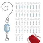 Banberry Designs Christmas Ornament Hooks - Light Blue Acrylic Jewel Silver.... Fixed Price $32.13.