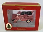 Spode Christmas Tree Red Fire Truck With Ceramic New Ornament In Box. Fixed Price $20.00.