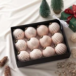 12 Pcs Pink Christmas Tree Ornaments Shatterproof Balls Holiday Decor. Fixed Price $16.98.