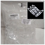 100PC Christmas Light Clips Hangers Shingle Gutter Mount Universal Plastic 3.25". Fixed Price $14.95.