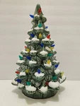 Ceramic Lighted Christmas Tree By Transpac. Fixed Price $34.99.