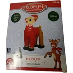 Gemmy Airblown Inflatable Rudolph The Red Nosed Reindeer W/scarf & Jacket, 4.5. Fixed Price $34.99.