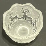 Christmas Mikasa Crystal Santa Votive Candle Holder In Orig. Box. 520-611.. Fixed Price $15.99.