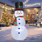 Goosh 4 Ft Christmas Inflatables Snowman Outdoor Decorations Blow Up Yard Dec.... Fixed Price $54.77.