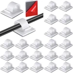 60 Pieces Mini Cable Clips Hooks Christmas Light Self Adhesive Ho.... Fixed Price $17.82.