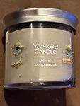 Brand New Yankee Seasonal Candle 4.3OZ Limited Run - Amber & Sandalwood. Fixed Price $16.00.