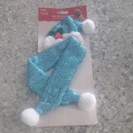 Flomo Holiday Christmas Dog Costume Hat & Scarf Set Blue White XOV920. Fixed Price $7.99.