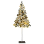 Artificial Christmas Tree 300 Leds&ball Set&flocked Snow 70.9". Fixed Price $139.97.