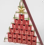 Wood Christmas Tree Advent Calendar 25 Days Empty Reusable 18 Tall. Fixed Price $16.00.