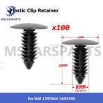 100PCS Nylon Retainer Clips Christmas Tree Fasteners For Gm 1595864 1605396 Us. Fixed Price $5.60.