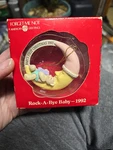 Forget Not, American Greeting- Rock-a Baby 1991 Keepsake.. Fixed Price $13.49.