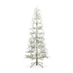 7.5FT Pre-lit Sparse Pine Flocked Artificial Holiday Christmas Tree With Stand. Fixed Price $116.95.