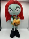 Disneys Nightmare Before Christmas Plush Halloween Greeter Sally Queen Of Scream. Fixed Price $35.00.