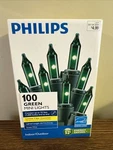 Philips 100 Green Mini Color Light Set Wire Indoor/outdoor (not Led). Fixed Price $18.40.