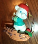 Baseball Glove Mouse Mistletoe Magic Collection Christmas Ornament. Fixed Price $7.99.