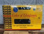 Vintage Kodak Color Of Christmas 100 Light Add-a-set Tested Indoor Outdoor Works. Fixed Price $20.95.
