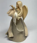 Enesco Foundations Angel Your Life Figurine Karen Hahn Dove Resin 9.25" 40587. Fixed Price $22.95.