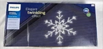 Philips Hanging Snowflake Led Cool White 42 Inch Elegant Twinkling Effect. Fixed Price $65.00.
