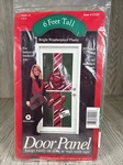 Nip Vintage Allied Plastics Gift Present Bow Holiday Door Cover Panel 30"X72". Fixed Price $11.04.