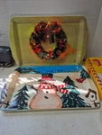 Regent Products. Snowman And Wreath 16-2/2X11-1/2 Serving Trays. Free Ship. Fixed Price $27.50.