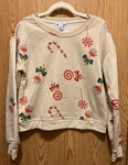 Better Together Christmas Sweatshirt With Candy Canes Lollipops Size M/l. Fixed Price $14.99.