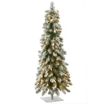 National Company 3 Ft Pre-lit Flocked Downswept Forestree Mini Artificia.... Fixed Price $101.57.