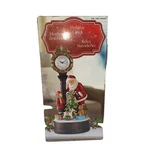 Santa Holiday Clock Led Christmas Tree Figure Table Sculpture Decorations Costco. Fixed Price $75.00.
