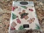 Holiday Classics Tablecloth 60 X 104 Oblong Teddys Christmas Vintage 100% Cotton. Fixed Price $34.90.