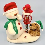 Hallmark 2013 Jingle Pals Merry Carolers Trio Snowman Dog & Bird Working. Fixed Price $24.99.
