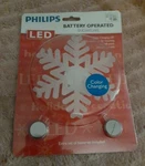 Philips Color Changing Led Battery Operated Snowflake Light Holiday Christmas. Fixed Price $21.99.