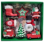 Cg Hunter Christmas Shatter Resistant 8 Piece Ornament Set. Fixed Price $26.99.