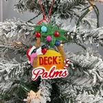 Christmas Ornament-deck The Palms Bridge. Fixed Price $10.00.