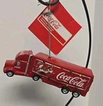Kurt S. Adler Coca-cola Semi Truck Christmas Ornament CC9185. Fixed Price $14.99.
