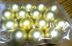 15PC 1.5" Shatterproof Christmas Tree Ornaments-gold High Gloss Smooth 1023. Fixed Price $9.99.