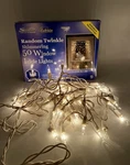 Sienna Random Twinkle Shimmering 50 Window Icicle Lights Christmas 6 Ft Working. Fixed Price $13.00.
