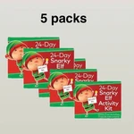 Oriental Trading 5 Packs Christmas Snarky Elf Activity Kit 24 Day Props New. Fixed Price $24.99.