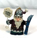 Kirkland Signature Christmas Ornament Woodland Series Santa North Pole Whimsy. Fixed Price $9.99.