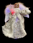 Home Accents Holiday 12 In. Led Angel Silver Tree Topper Color Changing Lights. Fixed Price $24.90.