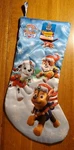 Kurt Adler Paw Patrol Printed Satin Style Christmas Stocking 19" Marshall. Fixed Price $6.97.