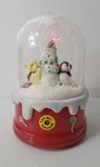 Vintage Globe 6.5"H Musical Waterless Animated Gemmy Snowman Winter Holiday. Fixed Price $8.48.